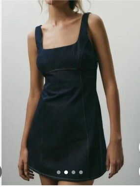Zara denim trf dress